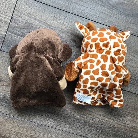 Kelly Toys Kid's Imaginative Play, Montessori Giraffe, Monkey Hand Puppets - Picture 2 of 8